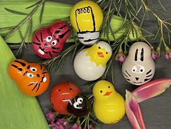 Matroschkaform, viele Pralinen